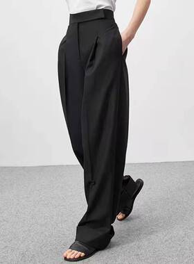 2022 New Loose High Waist Pocket Comfortable Wide Leg Pants