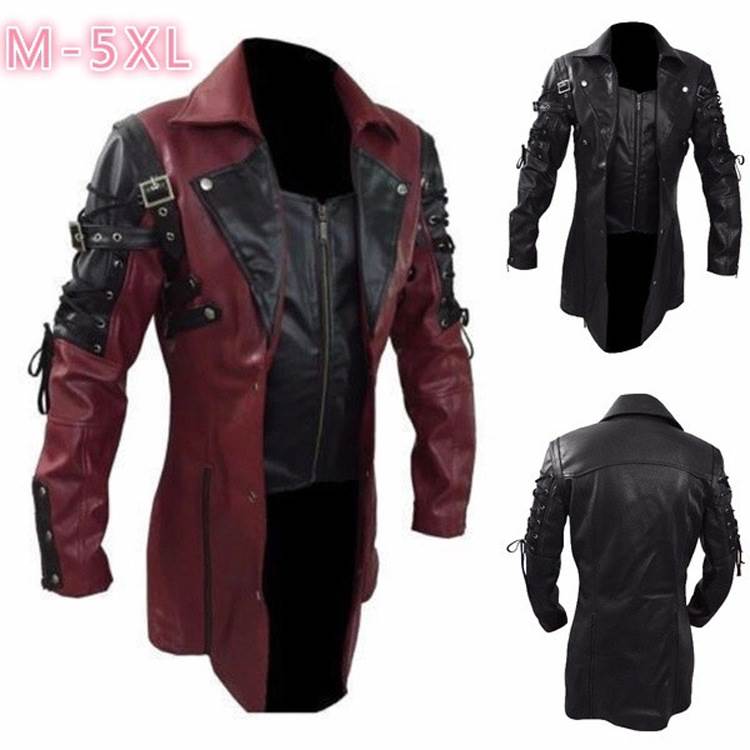 2023亚马逊跨境新品热卖爆款欧美男士机车大码皮衣夹克jacket men