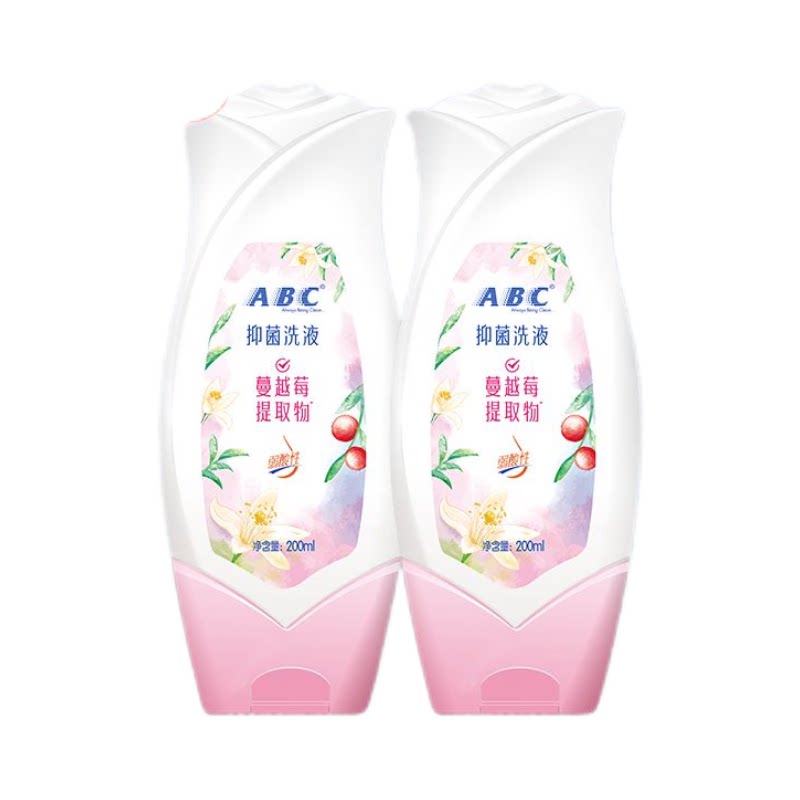 ABC护理液200ml清洗液洗护液弱酸性止痒抑菌男女通用私处洗液正品