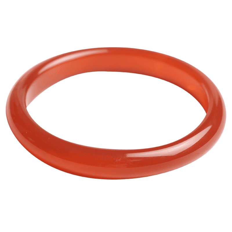 千寻雨冰透本命年红色细窄手镯