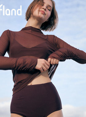「周雨彤同款 」Offland Waterandothers Freckle 泳衣 网纱长袖