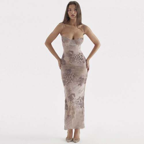New temperament slim waist dress 新款时尚气质修身收腰连衣裙