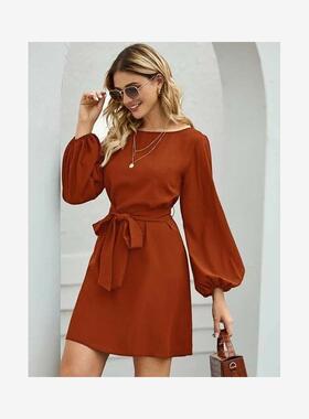 Formal dress for women long sleeves autumn ladies Dresses 女