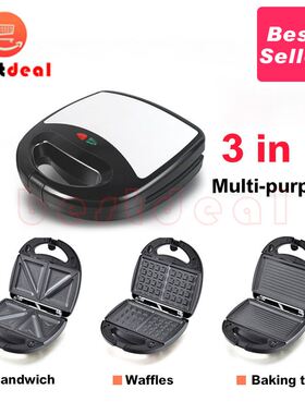3 in 1 bread breakfast Machine Panino Toaster Sandwich Maker