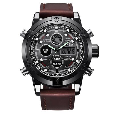 男表Men's watch man wrist watches calendar watch час