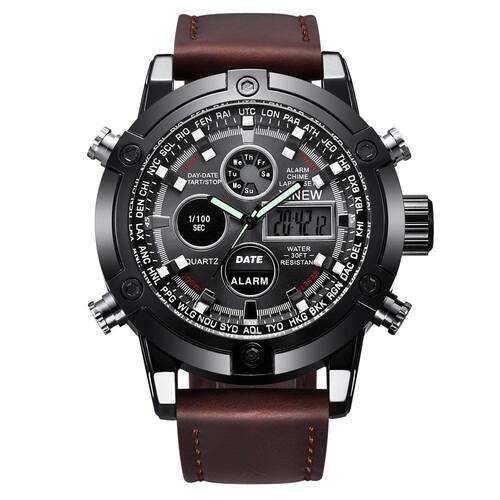 男表Men's watch man wrist watches calendar watch час