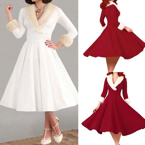 2022 New Year Christmas Dress Women Nightmare Before