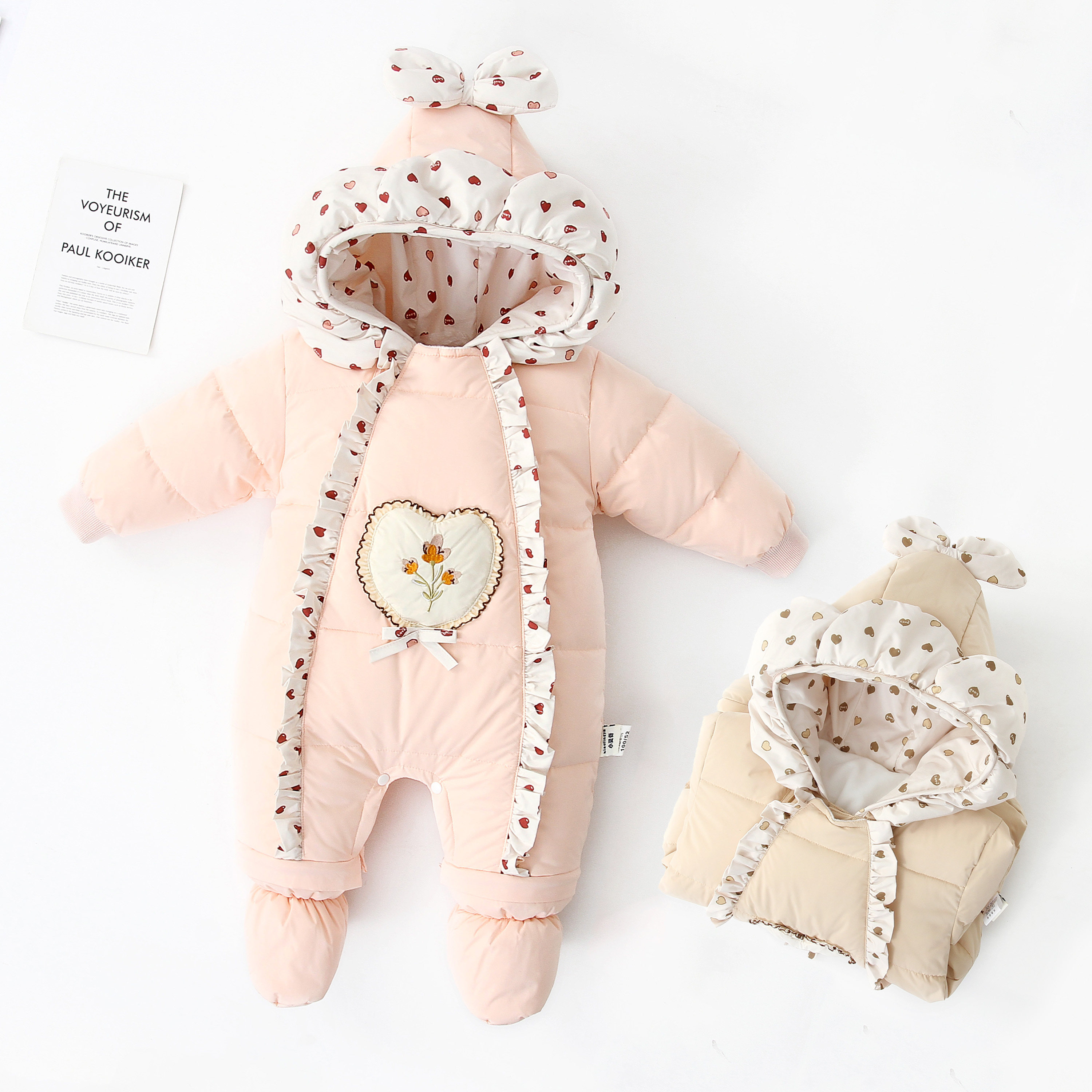 宝宝冬季羽绒服加厚保暖连体衣外出服棉衣套装新生婴儿哈抱衣包脚,童装/婴儿装/亲子装,羽绒连体衣,淘宝优惠券,粉丝福利购,淘宝优惠卷