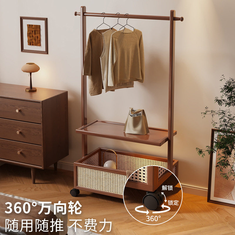 卧室落地挂衣架立式带脏