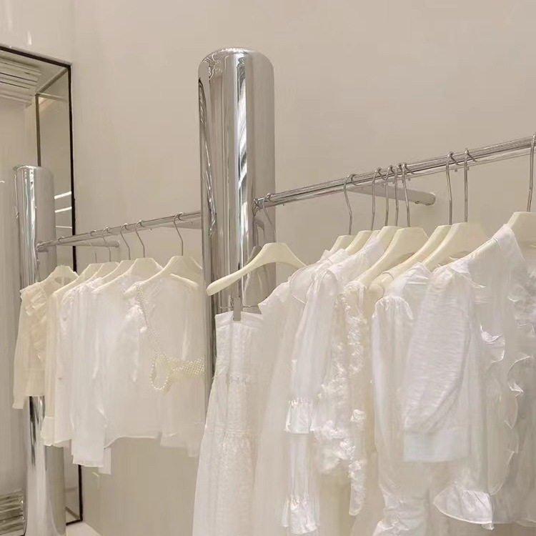 服装店衣架女专用实木衣