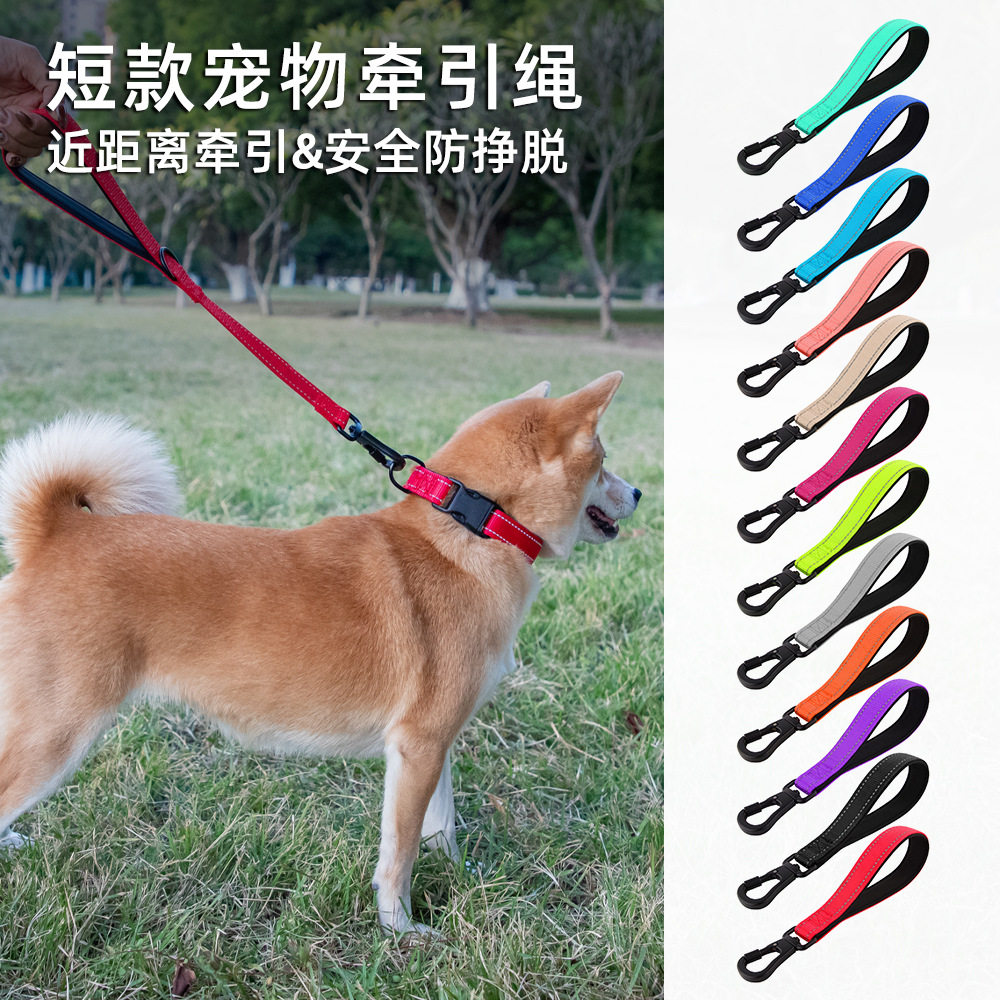 训练宠物短牵引绳尼龙训