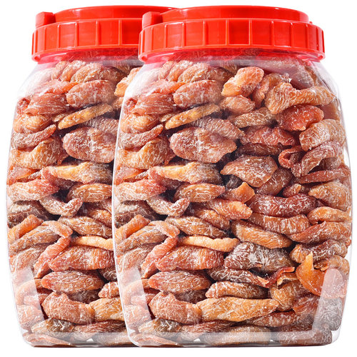 500g包邮盐津零食散装黄桃干