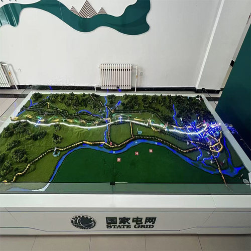 地形地貌沙盘模型智能农业学校房地产展览交通规划 房地产 热销