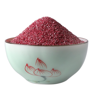 天然朱砂原石福袋吊坠透光晶体原石粉紫金砂辰砂本命年随身挂件