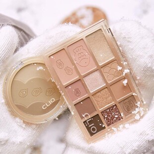 韩国Clio珂莱欧鲷鱼烧12色眼影盘哑光珠光持久防汗不晕染大地正品