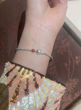 女纯银古风手链转运珠