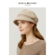 MARJAKURKI玛丽亚古琦渔夫帽女2025新款 秋冬羊毛帽子报童帽八角帽