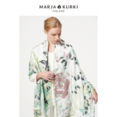 MARJAKURKI玛丽亚古琦时尚 真丝丝巾女春秋围巾披肩两用高级感礼盒