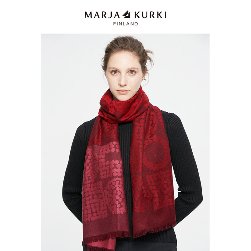 MARJAKURKI玛丽亚古琦羊毛围巾女冬季高级感礼盒妈妈围巾披肩两用,服饰配件/皮带/帽子/围巾,围巾/丝巾/披肩,淘宝优惠券,粉丝福利购,淘宝优惠卷