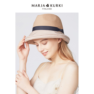 MARJAKURKI玛丽亚古琦遮阳帽子女夏季防晒防紫外线时尚太阳帽礼帽