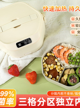 跨境电热饭盒加热上班族带饭饭菜神器保温加热便携