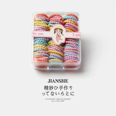 盒装宝宝婴儿扎头发皮筋女童发绳