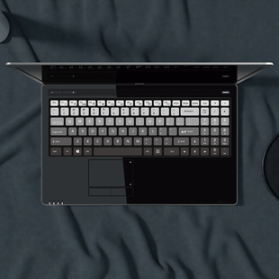 适用于神舟游戏本K670D A6个性 键盘贴纸防油光