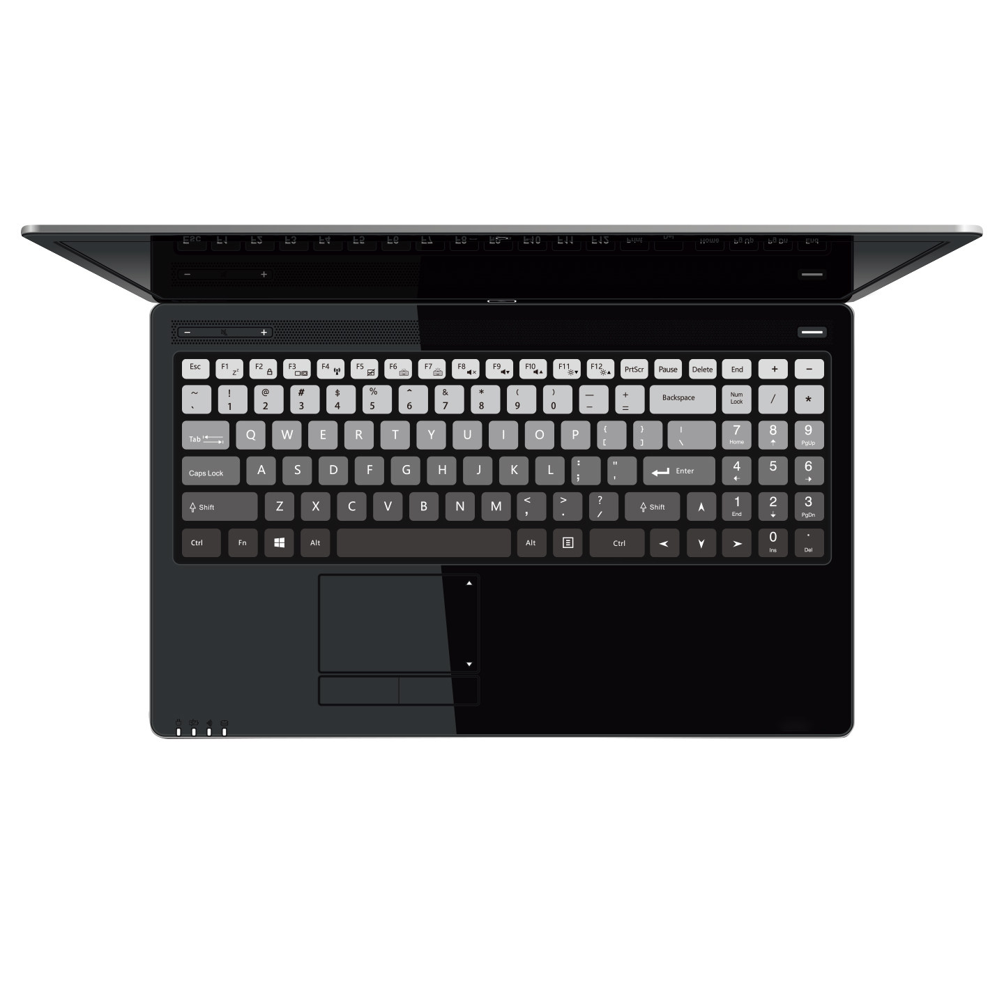 适用神舟 K670G/K690E/650SC 笔记本键盘贴纸 炫彩个性图案防油光