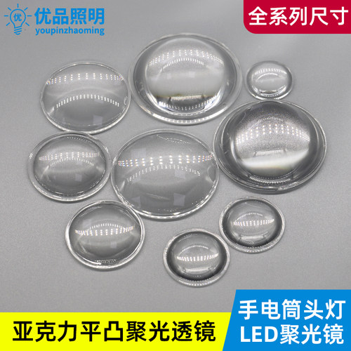 凸透镜led聚光1820283544mm