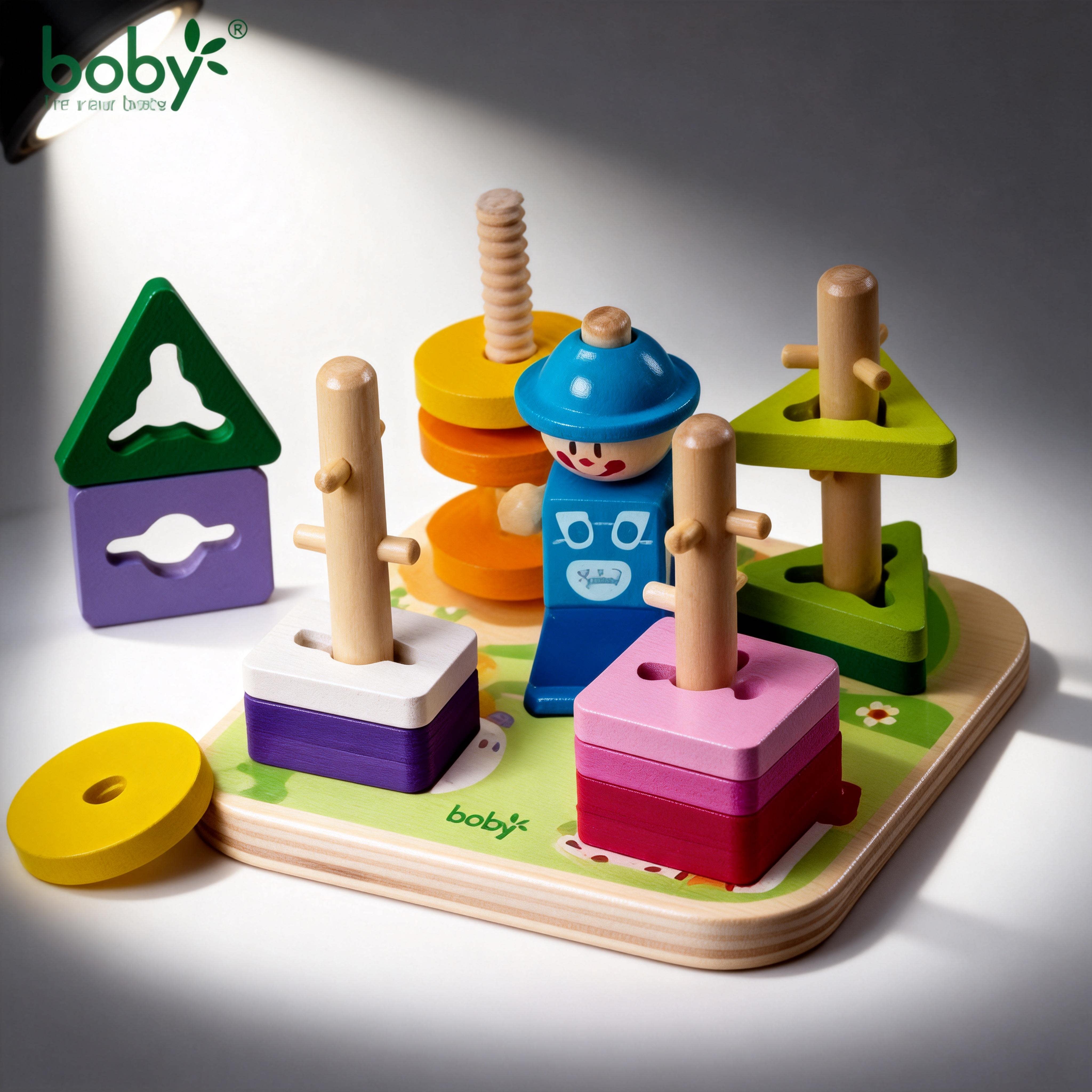 boby木盒蔬果切切乐2-3-4岁男孩女孩儿童过家家厨房玩具14件套