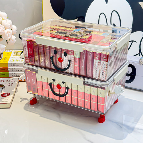 家用收纳大容量烟盒整包装高透明软硬盒香烟盒子密封防潮防水带盖