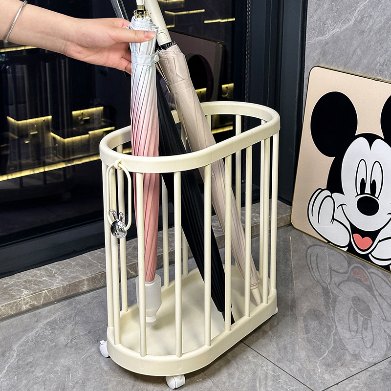 家用门口雨伞收纳架可移动办公室放伞架商用伞架高级置物架大容量