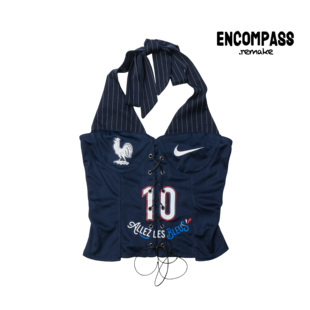 Nike Remake球衣穿搭辣妹风挂脖系带 Jerseyfit修身背心ENCOMPASS