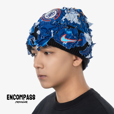 REMAKE足球球衣拼接冷帽男女