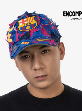 ENCOMPASS REMAKE 足球俱乐部拼接棒球帽鸭舌帽1of1现货 男女同款