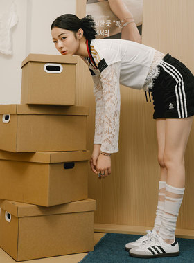 Adidas 三叶草 Remake 包臀褶皱运动裤Y2K Jerseychic  ENCOMPASS