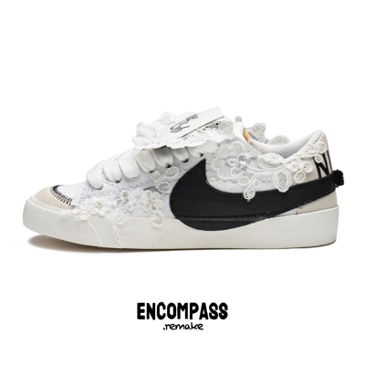 Nike耐克Blazer低帮蕾丝系带鞋