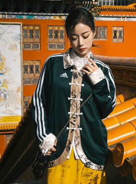 Adidas Remake 新中式中国风外套 Jerseyfit blockcore ENCOMPASS
