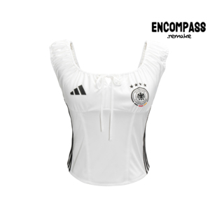 Adidas Remake Jerseyfit足球俱乐部一字肩吊带背心 女 ENCOMPASS