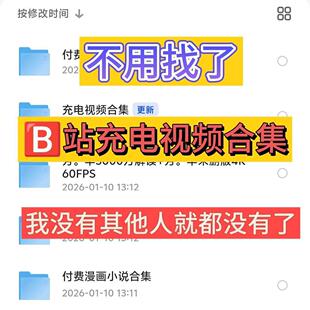 bilibili充电B站充电视频哔哩哔哩充电视频合集素材电子资料