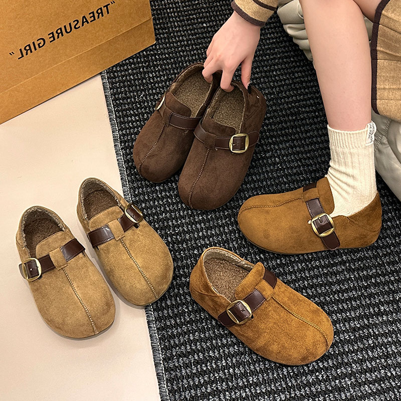 厚底增高全包勃肯鞋女复古休闲鞋