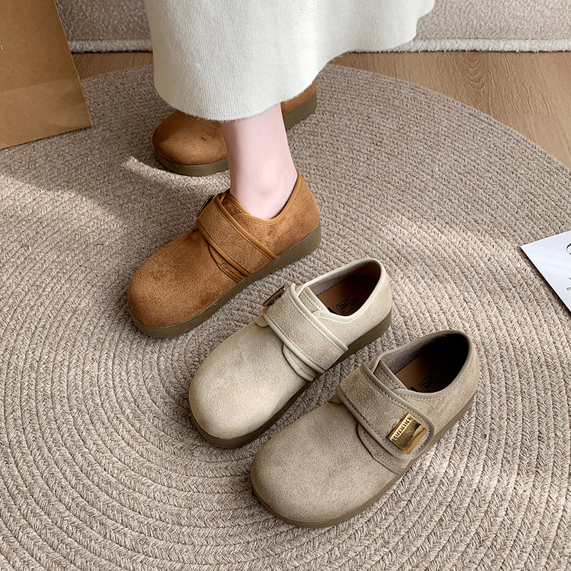 全包勃肯鞋女魔术贴一脚蹬懒人鞋2026新款春季百搭休闲鞋软底单鞋,女鞋,深口单鞋,淘宝优惠券,粉丝福利购,淘宝优惠卷