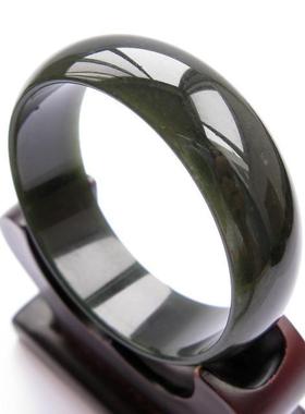 青玉青玉扁条内径手镯