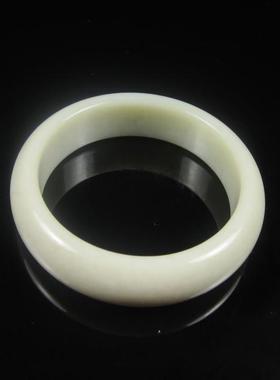 钱塘邮社   和田玉白玉   鸡骨白手镯   内径58mm