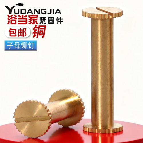 【免费开专票】全铜铆钉子母铆钉