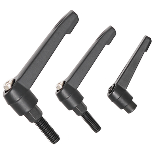 可调位紧定手柄螺丝7字型棘轮把手L型快速自锁紧扳手旋转手拧螺栓