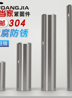 304不锈钢圆柱销定位销子销钉实心固定销M2M3M4M5M6M8M10M12M16mm