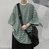 夏季新款条纹短袖T恤A336-DX21-P58-限价68(纯棉)，男装T恤，电商A336