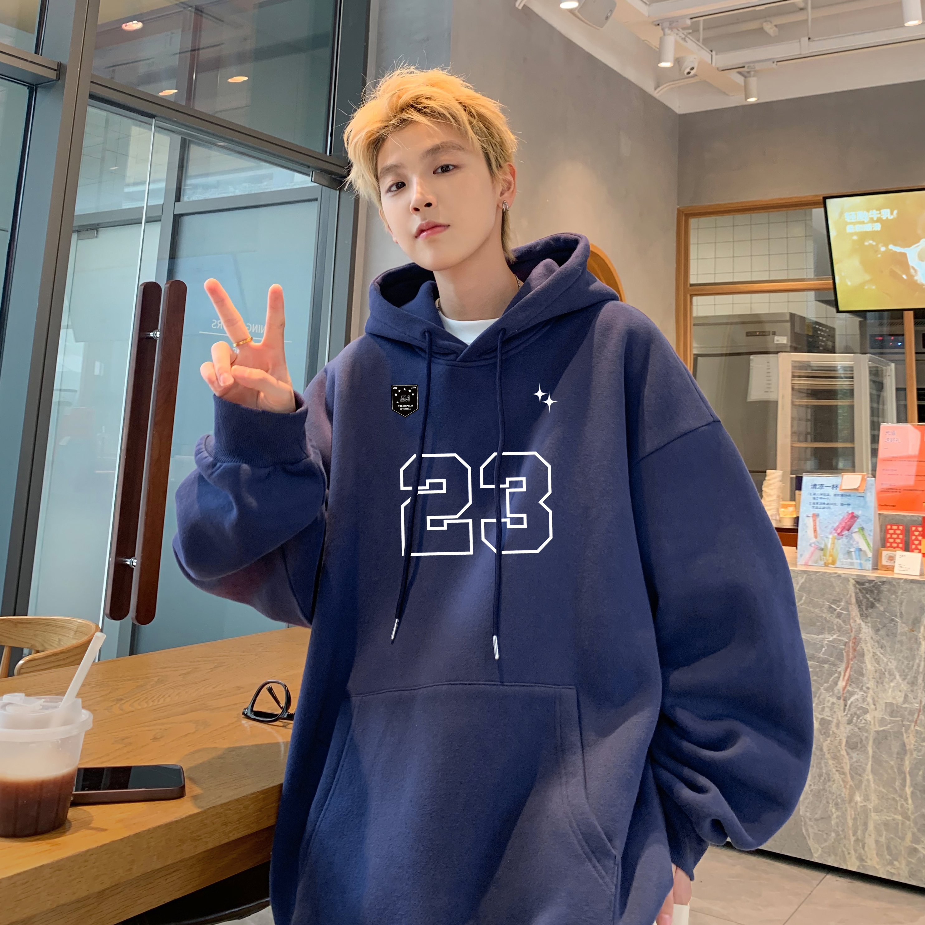 25秋冬新款A336-THLM0659-P58-限价78加绒THLM0659JR-P68-限价88，男装卫衣，电商A336