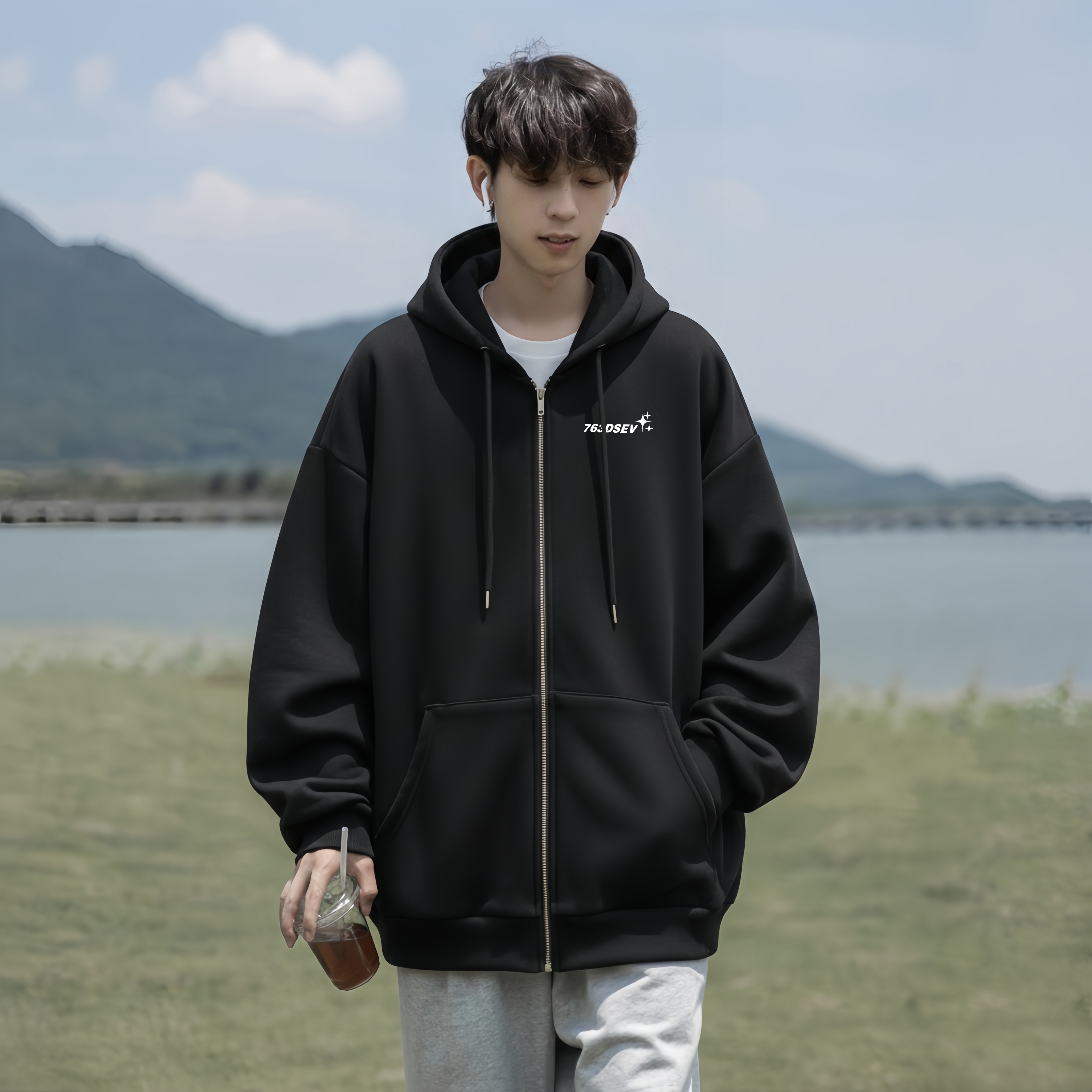 25秋冬A336-THKS0107-P78-限价98加绒THKS0107JR-P88-限价108，男装卫衣，电商A336